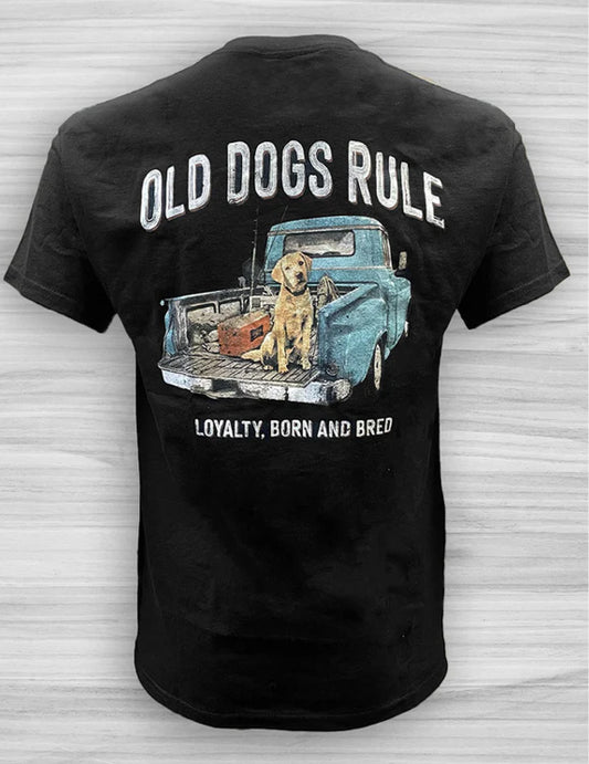 Old Guys Rule® "Old Dogs Rule" Loyalty Born and Bred Short-Sleeve T-Shirt