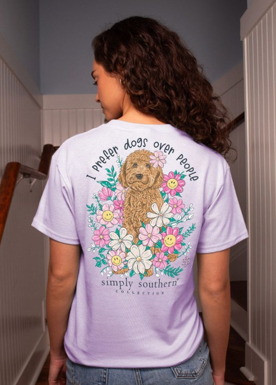 Simply Southern Prefer-Aster Purple Tee