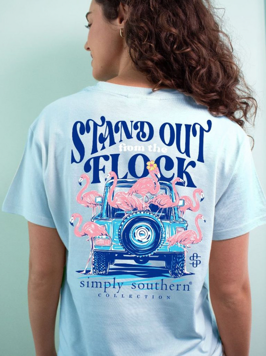 Simply Southern "Stand Out From The Flock" Short Sleeve Tee