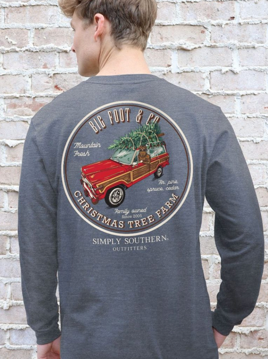 Simply Southern "Big Foot & Co" Long Sleeve Crew Neck Tee