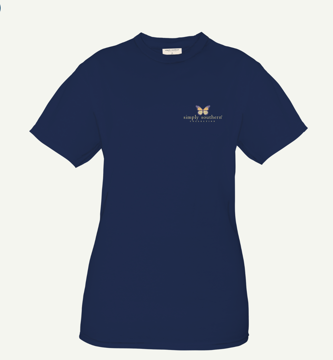 Simply Southern Navy Blue "Pieces" Shirt